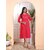 Embroidery Work Maternity and Feeding Dress  With two tasal