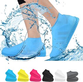 Antiq World 1 Pairs Reusable Shoe Covers, Anti-Slip Water Resistant Overshoes Silicone Rubber Shoe Cover Protectors For