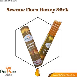                       ONE BEE ORGANIC  Seesame Flora Honey Sticks  Natural Flora Honey Sticks(30 Sticks Each of 8g)                                              