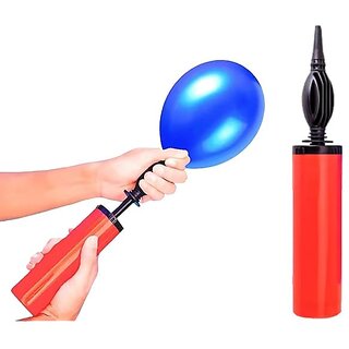 Printzkala Manual Balloon Blower Pump - Hand Air Balloon Inflator for Latex Foil and Helium Balloons Easy-to-Use Balloon Pump Machine (Random Color1 Pc) Printzkala Manual Balloon Blower Pump - Hand Air Balloon Inflator for Latex Foil and Helium Balloons Easy-to-Use Balloon Pump Machine (Random Color1 Pc)