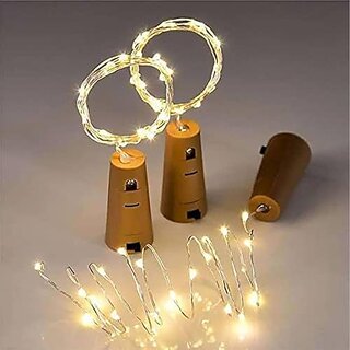 ( 4 pc )Printzkala Bottle Cork Fairy Lights - 20 LED Copper Wire String Light Decorative Bottle Lights for Home Party ( 4 pc )Printzkala Bottle Cork Fairy Lights - 20 LED Copper Wire String Light Decorative Bottle Lights for Home Party