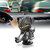 Funny Car Dashboard Decor Drifting Dinosaur Car Accessory Gift Decorative Showpiece  -  6.2 cm(Resin, Green)