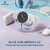 Smart LED Projector 720p HD, 2000 Lumens, Built-in Apps, Rotatable, Screen Mirroring, 3W Speaker  White