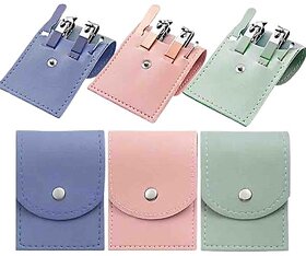 4-in-1 Mini Nail Care Set with Travel Pouch  Portable Manicure Pedicure Kit for Men  Women (Nail Clipper, File tool)