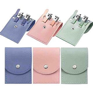                       4-in-1 Mini Nail Care Set with Travel Pouch  Portable Manicure Pedicure Kit for Men  Women (Nail Clipper, File tool)                                              