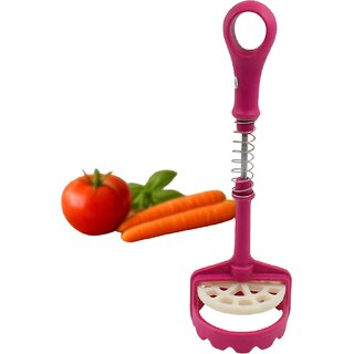 Ergonomic Potato Knife with Vibrant Pink Handle - Serrated Vegetable Knife for Home Cooks and Professional Chefs, Ideal for Slicing and Mashing Potatoes and Vegetables Ergonomic Potato Knife with Vibrant Pink Handle - Serrated Vegetable Knife for Home Cooks and Professional Chefs, Ideal for Slicing and Mashing Potatoes and Vegetables
