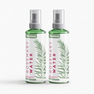 Beaface Rosemary Water For Hair Growth | Suitable All Hair Type Hair Spray For Regrowth | Hair Growth Expert (100 ml (Pack Of 2)) Beaface Rosemary Water For Hair Growth | Suitable All Hair Type Hair Spray For Regrowth | Hair Growth Expert (100 ml (Pack Of 2))