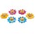 Tiny Shiny Pack of 6 Lotus Candle LED Tea Light Candle Water Sensor Floating Lotus Smokeless Flameless Lotus Flower Ligh