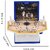 Basketball Court - 3D Pop-open-book Keychain