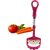 Ergonomic Potato Knife with Vibrant Pink Handle - Serrated Vegetable Knife for Home Cooks and Professional Chefs, Ideal for Slicing and Mashing Potatoes and Vegetables