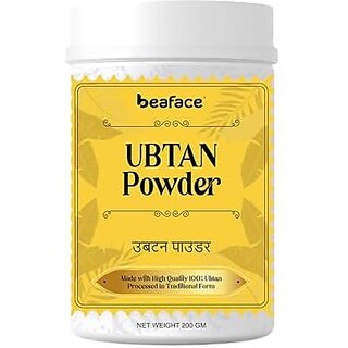                       Beaface PureNatural Ubtan Powder 200gm - Face Pack Powder for Acne Dull SkinDark Spots Makes Skin SoftSupple                                              