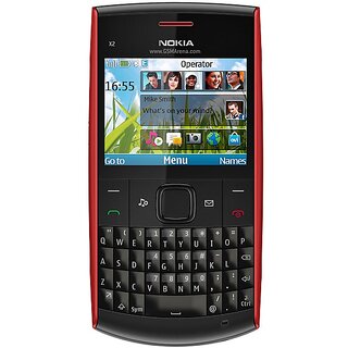                       (Refurbished) Nokia X2-01 (Single SIM, 2.4 Inch Display, Assorted Color) - Superb Condition, Like New                                              