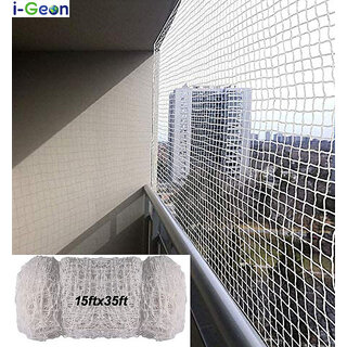                       15ftx35ft High-Strength Anti-Bird Net  Perfect for Home, Office  Outdoor Use  (Color White)                                              