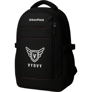                       VYOVY UrbanPack Stylish Black Laptop Backpack for Modern Living                                              