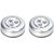 Stick & Click LED Light Self Adhesive Table Lamp Recessed Ceiling Light Ceiling Lamp(Silver)