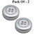 Stick & Click LED Light Self Adhesive Table Lamp Recessed Ceiling Light Ceiling Lamp(Silver)