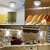 Stick & Click LED Light Self Adhesive Table Lamp Recessed Ceiling Light Ceiling Lamp(Silver)