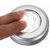 Stick & Click LED Light Self Adhesive Table Lamp Recessed Ceiling Light Ceiling Lamp(Silver)