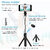Digital Bluetooth Selfie Stick (BLACK,WHITE,PINK, Remote Included)