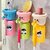 Magnetic Tooth Cartoon Toothbrush Holder Punch-Free Magnetic Upside Down Toothbrush Cup Wall Mounted Bathroom Storage