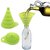 Foldable Silicone Funnel, Multicolor