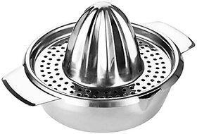 Steel Stainless Steel Orange Hand Juicer Hand Juicer (Silver)