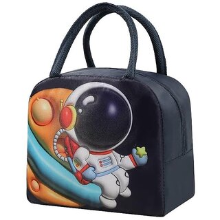 KARDIFF 3D Cartoon Children's Lunch Box Insulation Bag Lovely Large Capacity Portable Lunch Bag, Astronaut KARDIFF 3D Cartoon Children's Lunch Box Insulation Bag Lovely Large Capacity Portable Lunch Bag, Astronaut