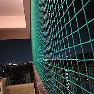                       i-Geon Multipurpose Bird Net  Balcony, Window  Garden Safety 12ftx15ft (Green)                                              