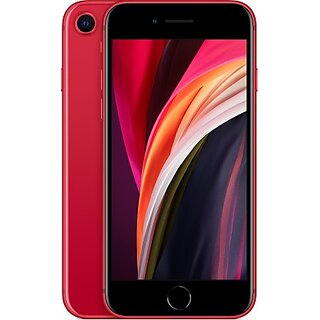                       (Refurbished) Apple iPhone SE (128 GB, Red) - Superb Condition, Like New                                              