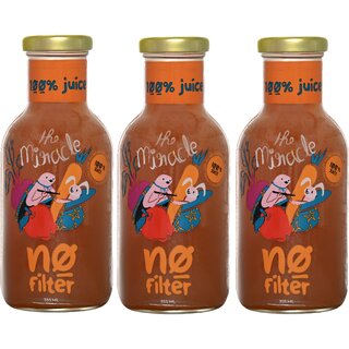 No Filter The Miracle ABC 100 Juice of Apple, Beetroot Carrot No Sugar Added No Preservatives (355ml x 3 Pack) No Filter The Miracle ABC 100 Juice of Apple, Beetroot Carrot No Sugar Added No Preservatives (355ml x 3 Pack)