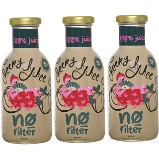 No Filter Cheeky Lychee 100 Lychee Juice Thats Sweet but Smart No Sugar Added No Preservatives (355ml x 3 Pack) No Filter Cheeky Lychee 100 Lychee Juice Thats Sweet but Smart No Sugar Added No Preservatives (355ml x 3 Pack)