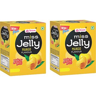 MyDreem Miss Jelly Mango Flavor, Smooth Jiggly Candy Treat for Kids Adults 85 Pcs in Each box Pack of 2 MyDreem Miss Jelly Mango Flavor, Smooth Jiggly Candy Treat for Kids Adults 85 Pcs in Each box Pack of 2
