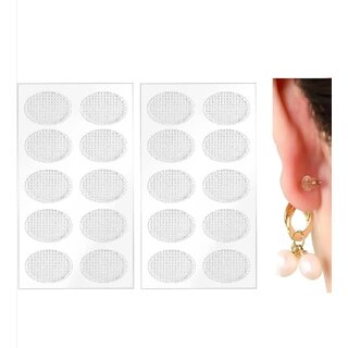 Invisible Support for Earrings Earlobe Tapes and Stickers for Earrings Support Patches for Girls Women (Pack of 50) Invisible Support for Earrings Earlobe Tapes and Stickers for Earrings Support Patches for Girls Women (Pack of 50)