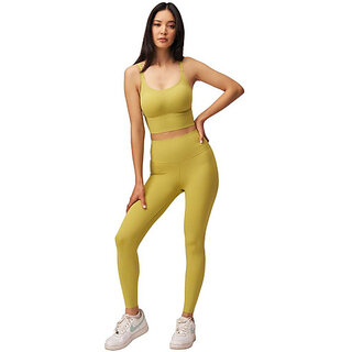                       Sherox Ankle Length  Western Wear Legging (Green, Solid)                                              