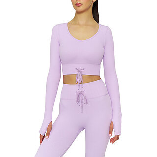                       Sherox Western Wear Legging (Purple, Solid)                                              