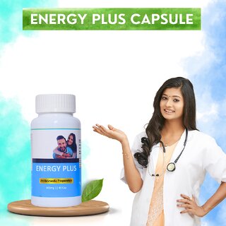                       ANGEL Energy Plus 40 Capsules with Amla, Ashwagandha  Guduchi  Boosts Energy, Immunity  Stamina                                              