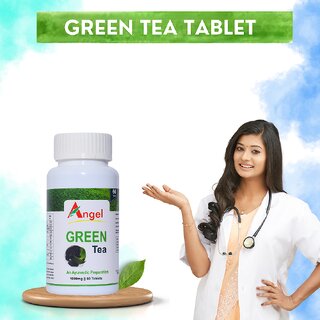                       ANGEL Green Tea Tablets  60 Tabs  Garcinia Cambogia, Green Tea  Cinnamon Extract  Natural Slimming Support                                              