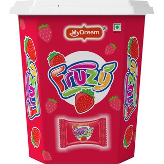 MyDreem Strawberry Fruzy Jelly Sweet Fruity Snack for Kids and Adults Party and Dessert Treat, 175 Pcs in Each Box MyDreem Strawberry Fruzy Jelly Sweet Fruity Snack for Kids and Adults Party and Dessert Treat, 175 Pcs in Each Box