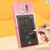 LCD Writing Tablet Pencil Box with Calculator, Drawing Board Case with Erase Button and Calculator, Magic Storage for St