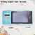 LCD Writing Tablet Pencil Box with Calculator, Drawing Board Case with Erase Button and Calculator, Magic Storage for St