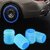 Car/Bike Wheel Tire Rim Air Valve Cap Radium Tyre Air Caps Cover Glow Radium Light Resistant Tire Pressure Caps, Univers