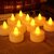 Acrylic Led TeaLight Candle Diva Perfect LED Flame Less Yellow Diva TeaLight smokeless Candles for Home Decoration, Chri