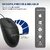 Wired Ergonomic Keyboard and Mouse Combo with USB Hub - Sleek Black Office Set