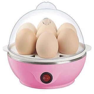                       Boiler Electric Automatic Off 7 Egg Poacher For Steaming Cooking Boiling And Frying (350 WattsMulticolor)                                              