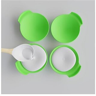                       Silicone Idli Maker Cups - Reusable Non-Stick Idli Moulds Food-Grade Silicone Microwave & Dishwasher Safe Color May Vary - Set OF 8                                              