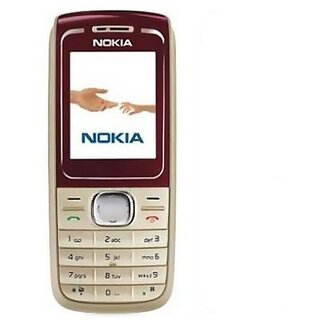                       (Refurbished) Nokia 1650 (Single SIM, 1.8 Inch Display, Black) - Superb Condition, Like New                                              
