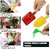 OUTO Garden Tools 3Pcs Set Heavy Duty Stainless Steel Carbon Aluminium Trowel Shovel Rake Mini Gardening Kit for Home Planting Kids Terrace Balcony Children (Pack of 3 Random Color)