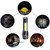 High LED Flashlight with COB Light Mini Waterproof Portable LED XPE COB Flashlight USB Rechargeable 3 Modes Light Flashlight with Hanging Rope (Multicolor) Metal 500 Lumens_HN_51