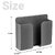 (Pack of 2) Multi-Purpose Mobile Charging Wall Stand Plastic Pack of 2pcs Mobile Holder (Black/White)