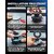 Magnetic Car Mobile Holder for Dashboard Vacuum Suction Phone Holder Mount Hand Free Magnetic Cell Phone Stand with Strong Grip Shockproof Suction Cup for Car Gym Office Table - Black